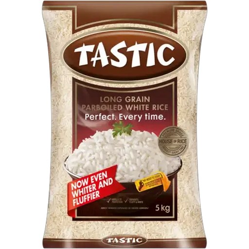 Tastic Long Grain Parboiled Rice 5kg