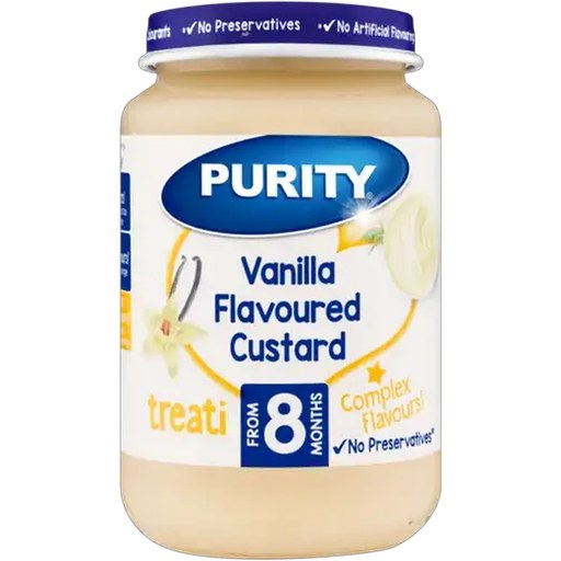 PURITY From 8 Months Vanilla Flavoured Custard Treati 200ml