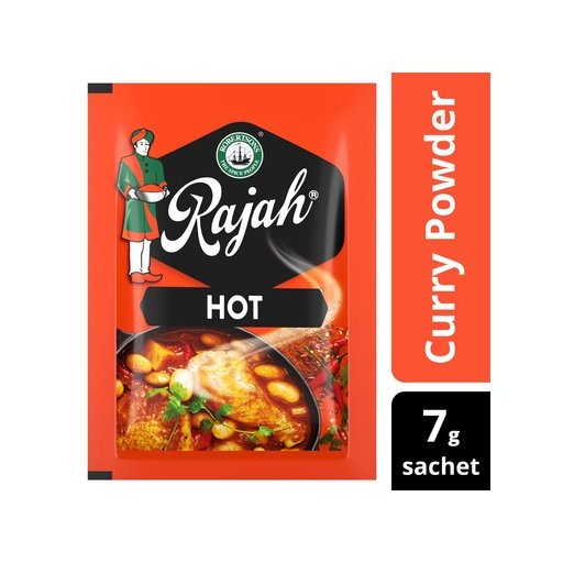 Rajah Curry Powder Hot 7g