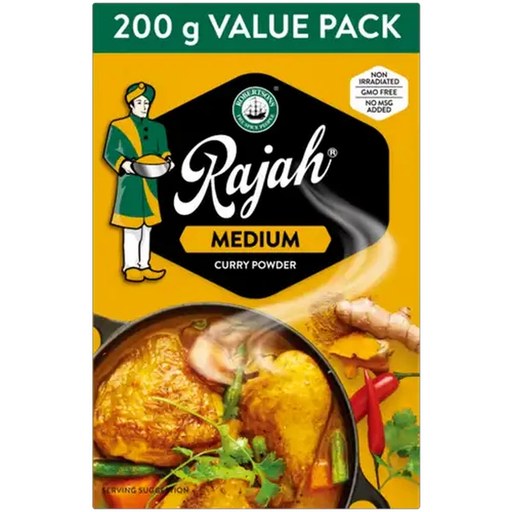 Rajah Medium Curry Powder Value Pack 200g