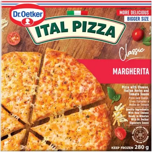Dr. Oetker Ital Pizza Classic Frozen Margherita Pizza 280g