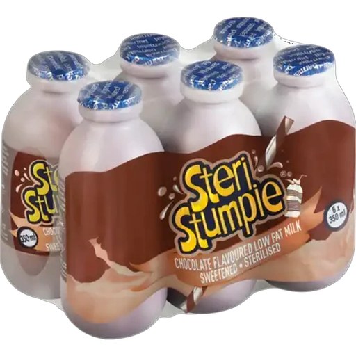 Steri Stumpie Chocolate Flavoured Milk 6 x 350ml