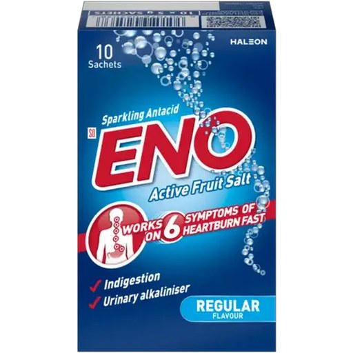 ENO Regular Flavour Active Fruit Salt 10 x 5g