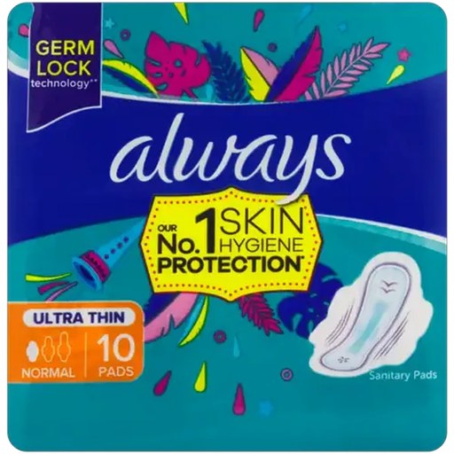 Always Normal Ultra Thin Sanitary Pads 10 Pack