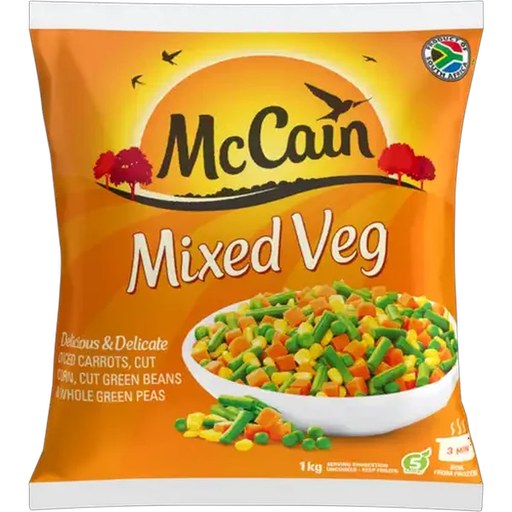 McCain Frozen Mixed Vegetables 1kg