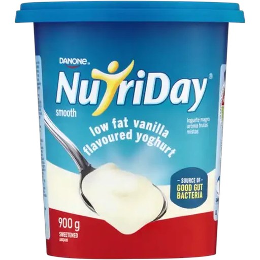 Danone NutriDay Vanilla Flavoured Low Fat Smooth Yoghurt 900g