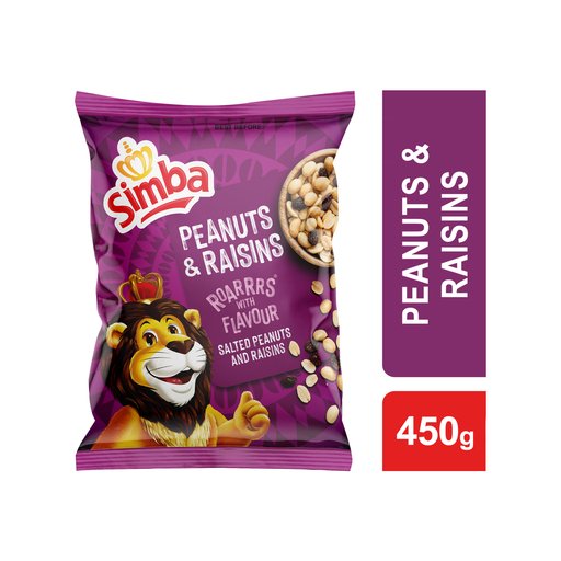 Simba Peanuts & Raisins 450g