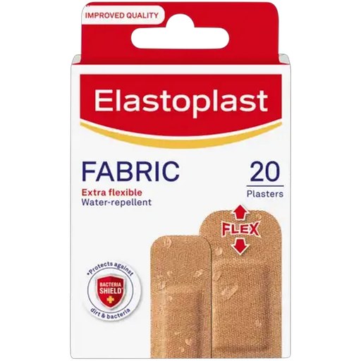 Elastoplast Extra Flexible Breathable Fabric Plasters 20 Pack