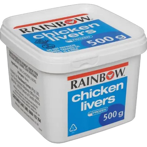 RAINBOW Frozen Chicken Livers 500g